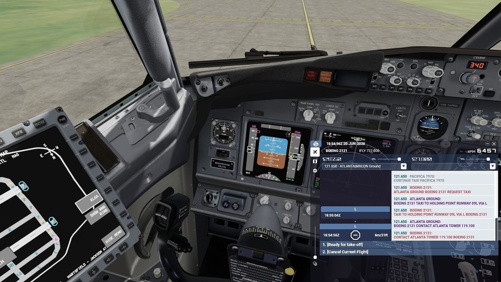 Air Traffic Control System FSHud Released for Prepar3D; MSFS Version Planned