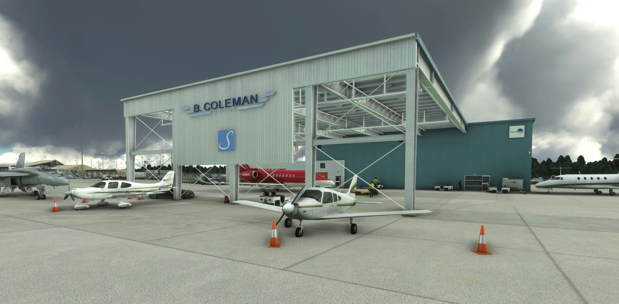UK2000 Scenery Releases Gary Airport for MSFS