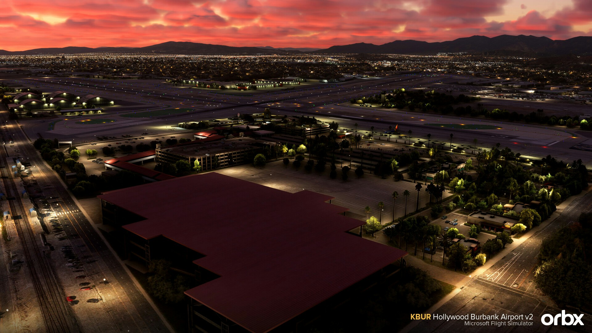 Orbx Announces Hollywood Burbank Airport v2 for MSFS