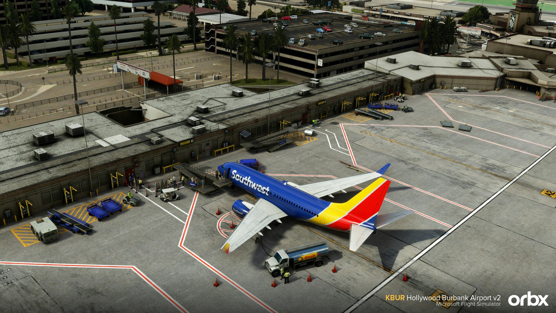 Orbx Announces Hollywood Burbank Airport v2 for MSFS