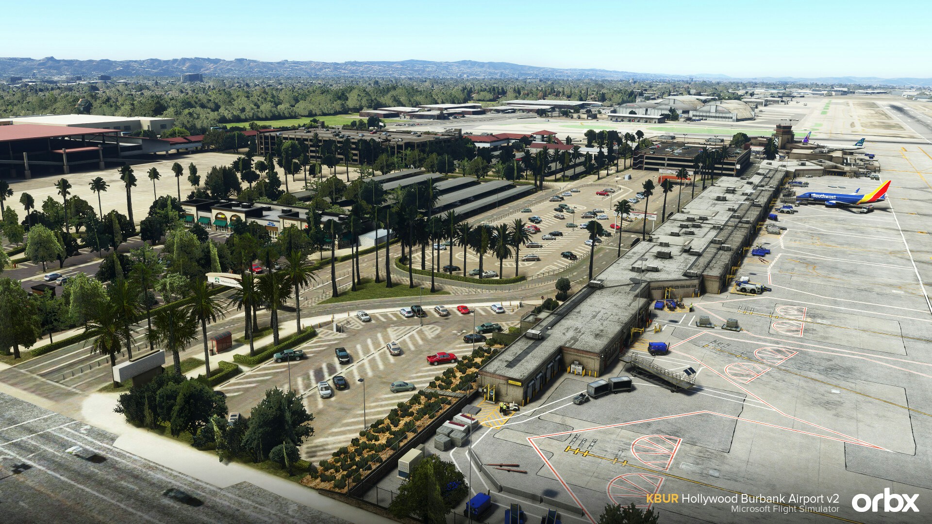 Orbx Announces Hollywood Burbank Airport v2 for MSFS
