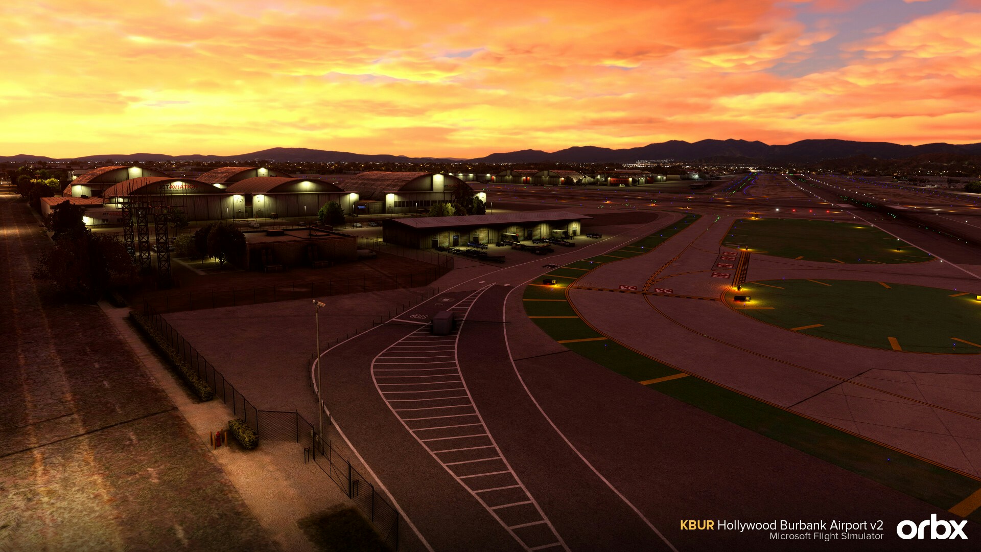 Orbx Announces Hollywood Burbank Airport v2 for MSFS