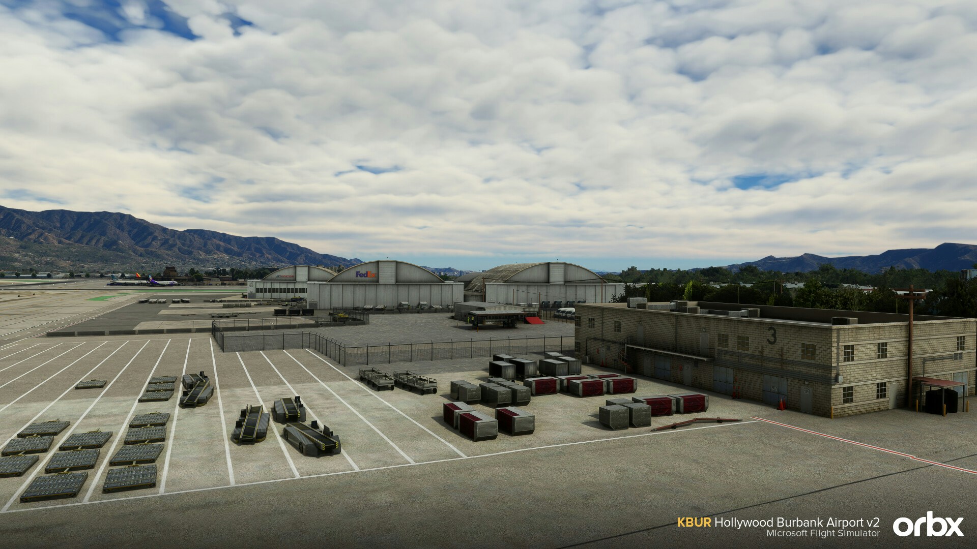 Orbx Announces Hollywood Burbank Airport v2 for MSFS