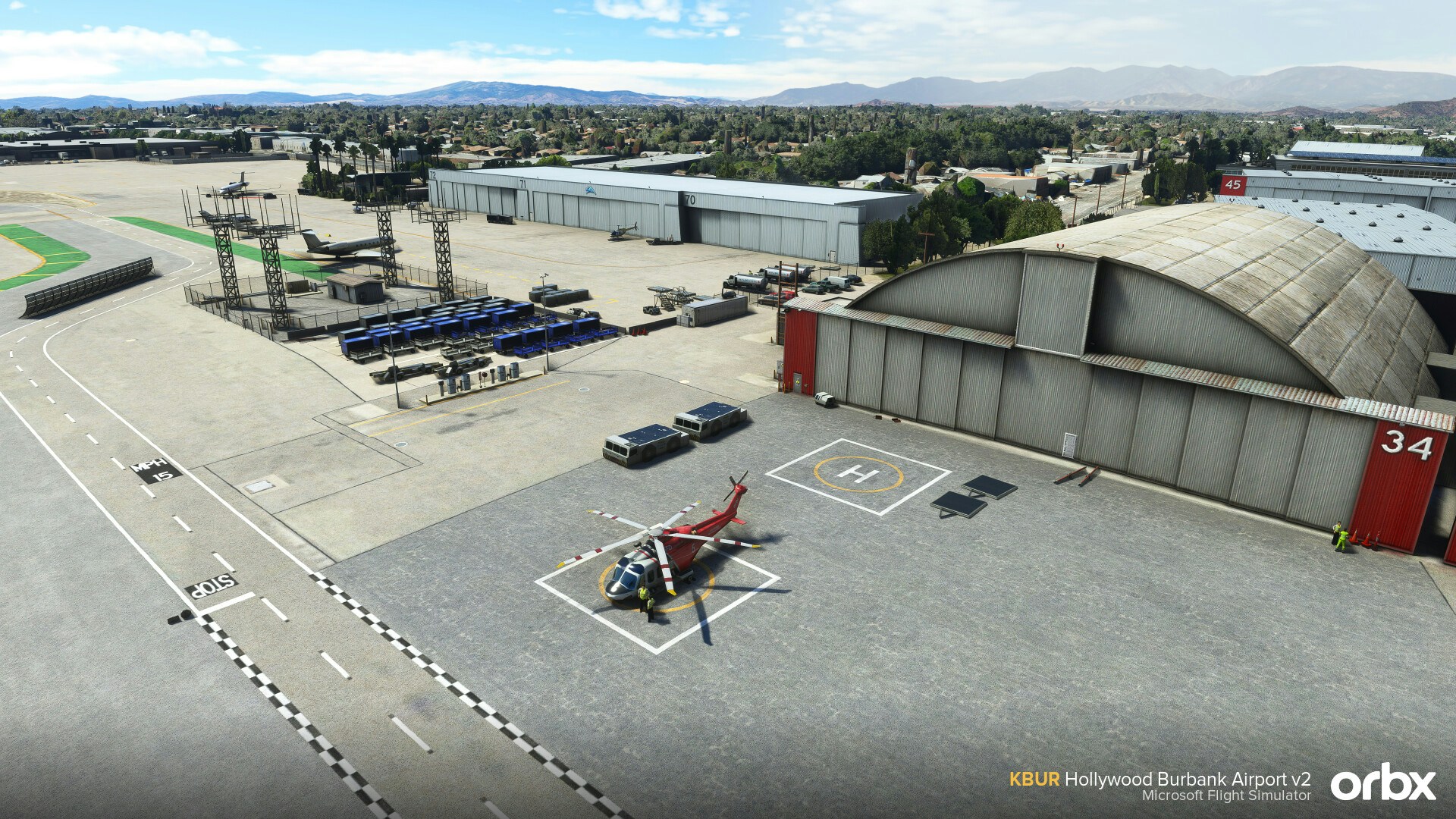 Orbx Announces Hollywood Burbank Airport v2 for MSFS