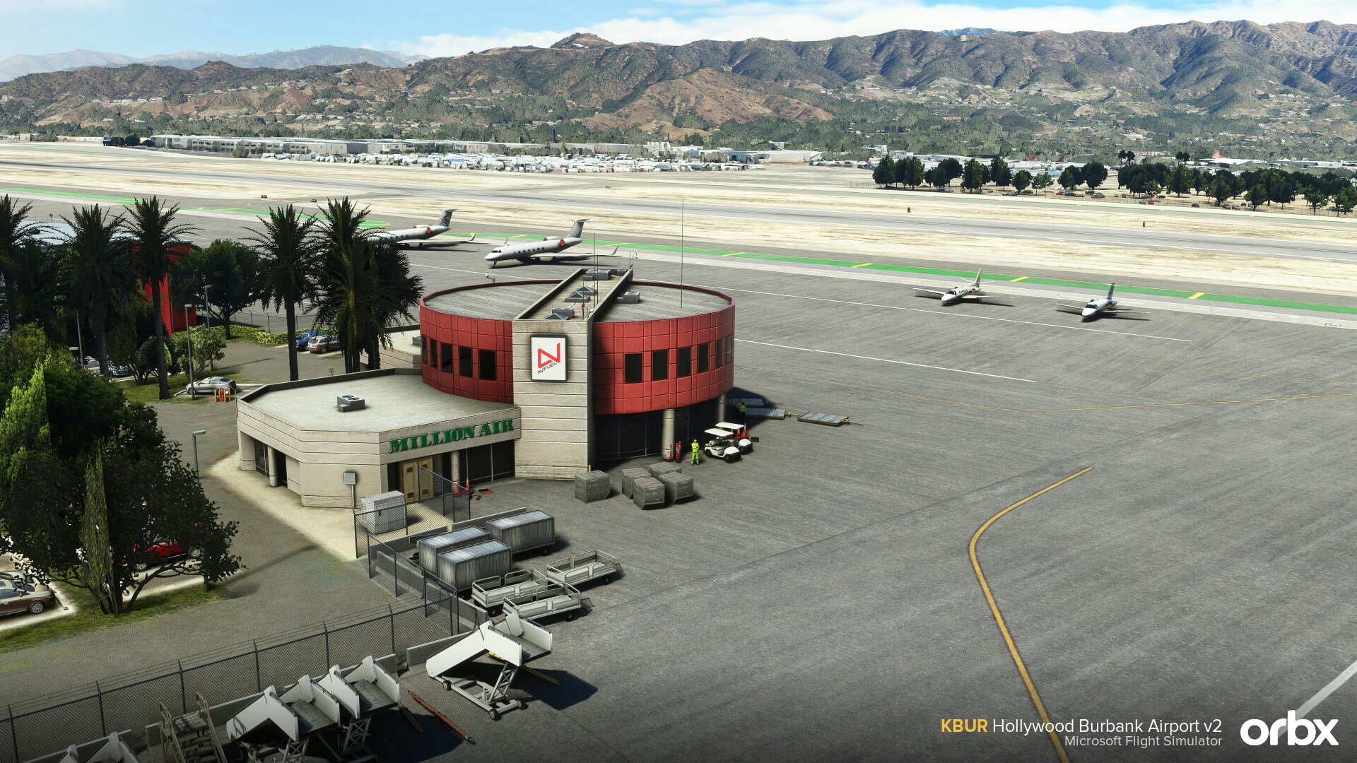 Orbx Announces Hollywood Burbank Airport v2 for MSFS