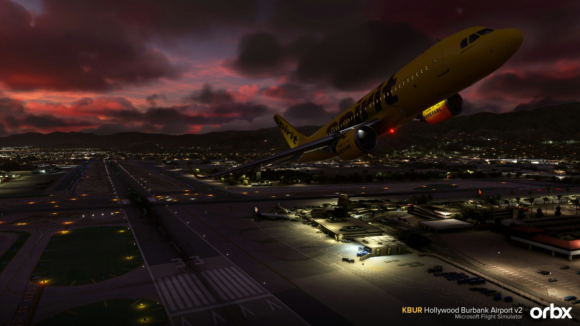 Orbx Announces Hollywood Burbank Airport v2 for MSFS