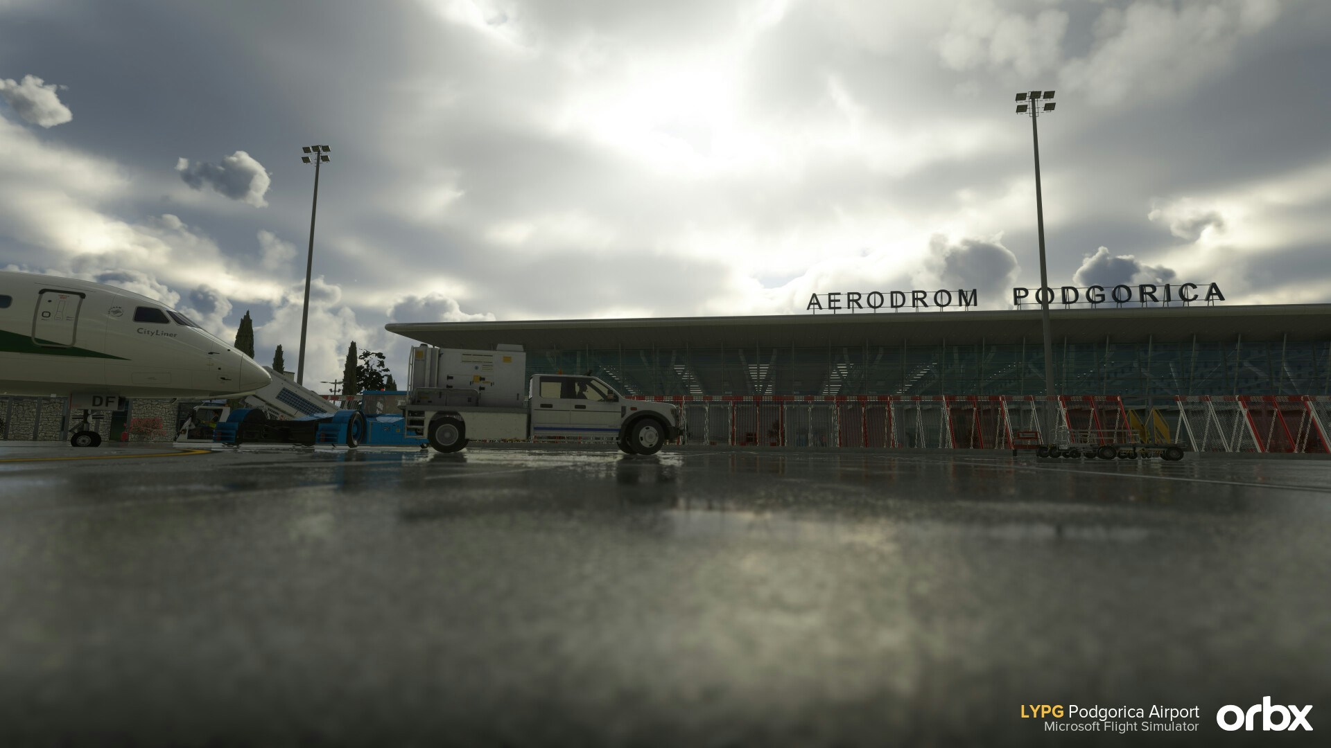 Orbx Announces LYPG Podgorica Airport for MSFS