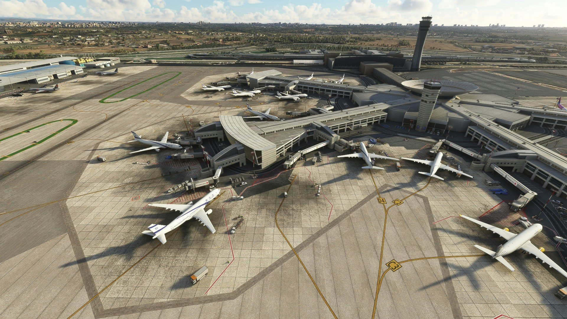 Mega Airport Ben Gurion for MSFS Updated