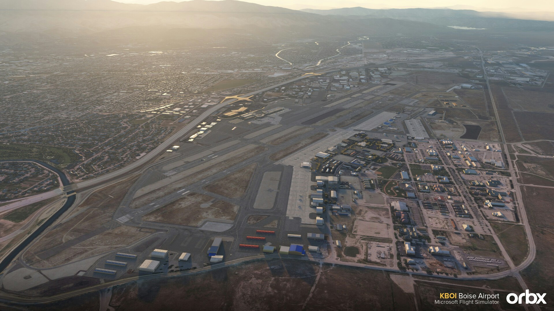 Orbx Releases Boise Airport for MSFS
