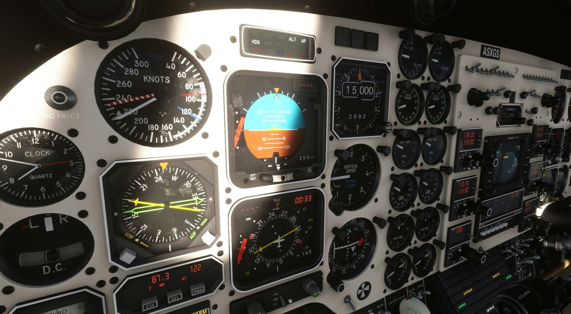 Black Square Announces Steam Gauge Overhaul for Default MSFS Aircraft