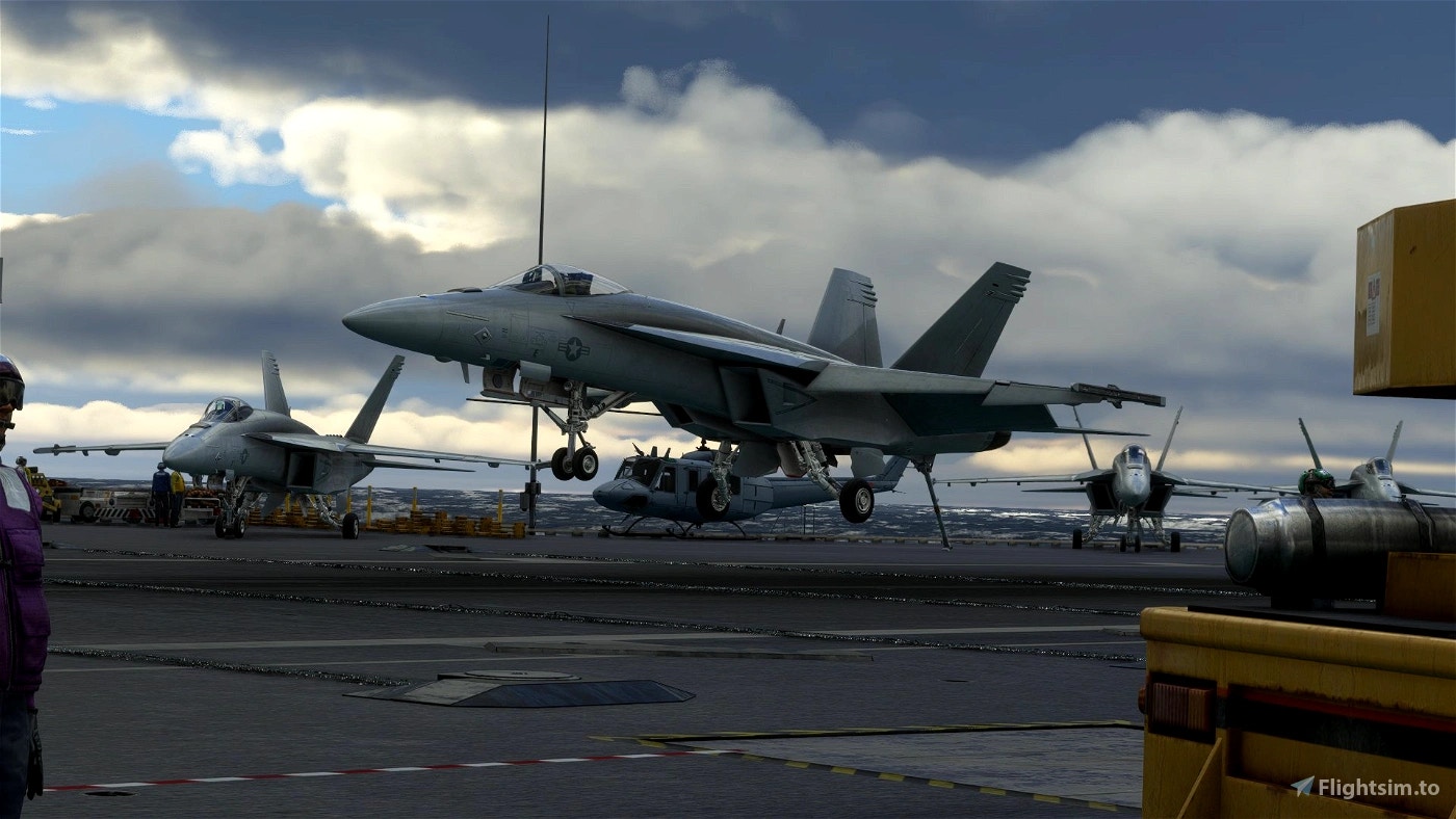 Freeware Moving Aircraft Carrier for MSFS