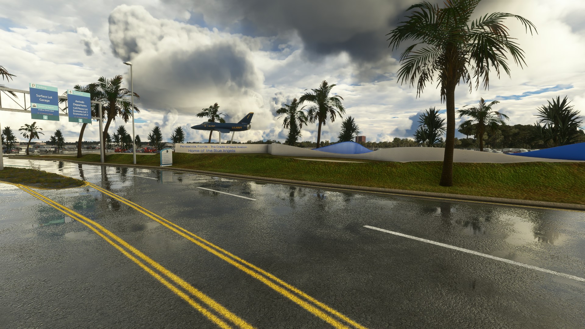 DominicDesignTeam releases Pensacola International Airport for MSFS