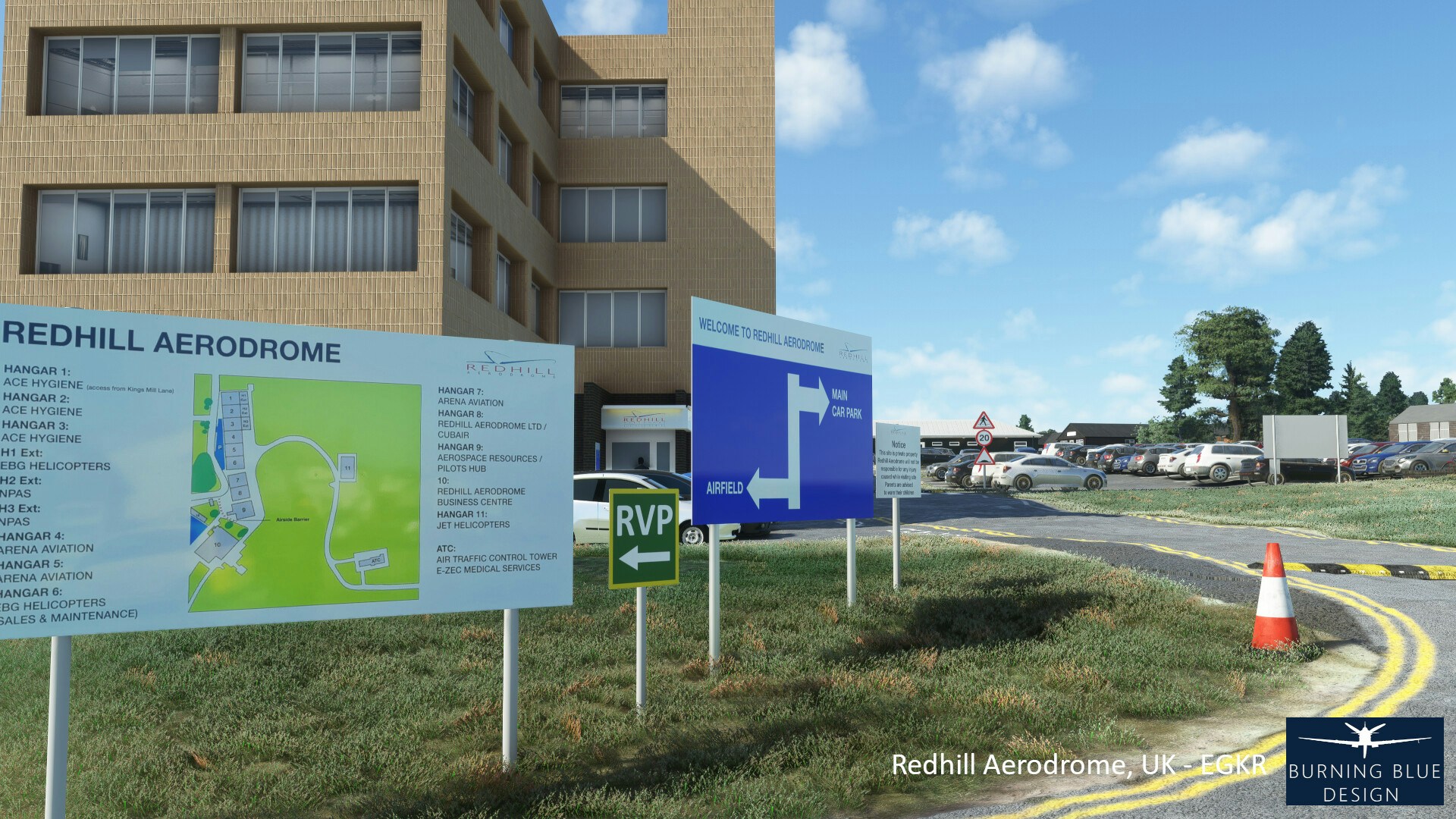 Burning Blue Design Releases Redhill Aerodrome for MSFS