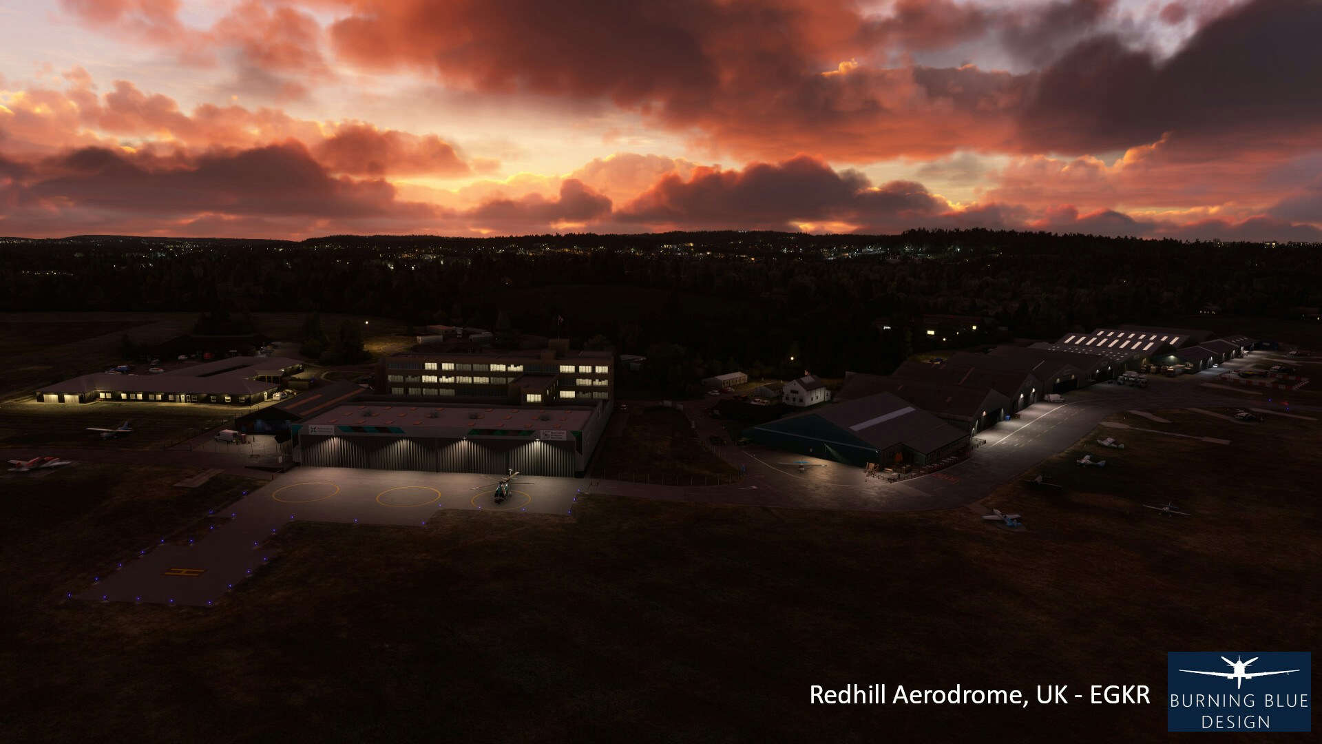 Burning Blue Design Releases Redhill Aerodrome for MSFS