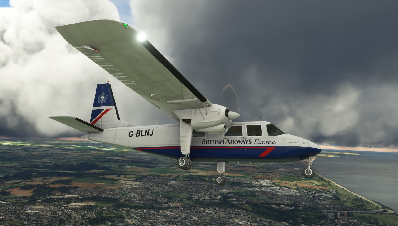 BlackBox Simulation Updates Britten Norman BN2 Islander for MSFS