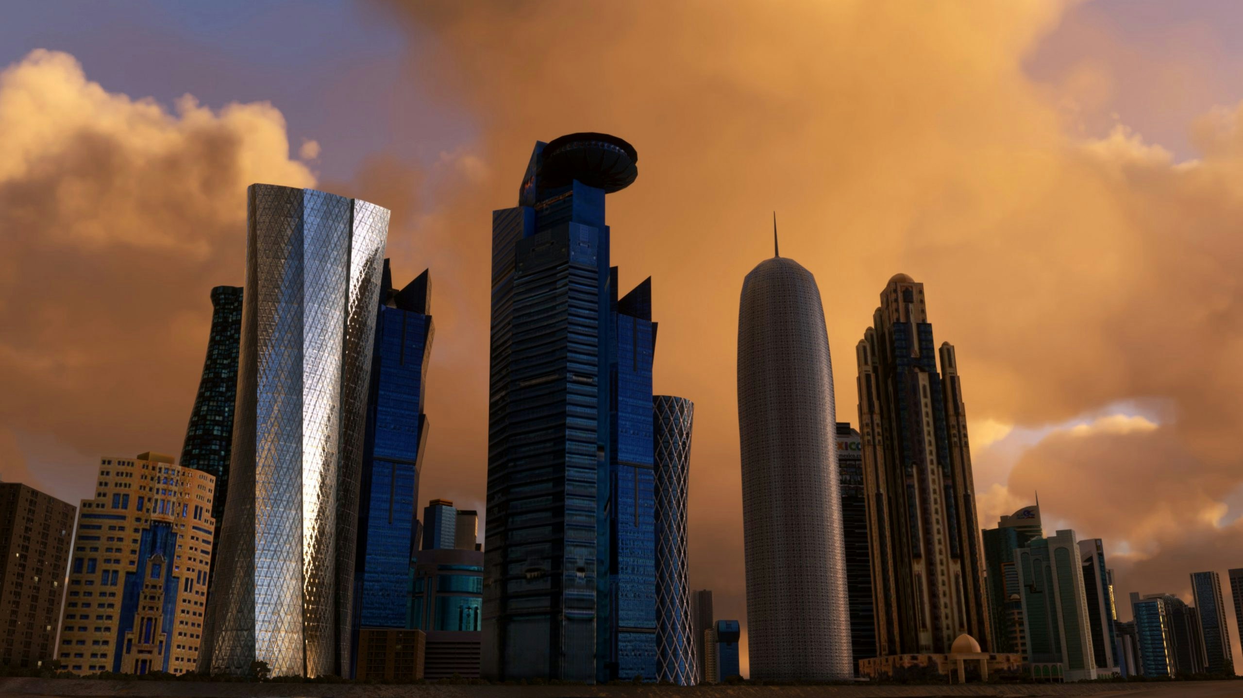 IronSim Releases Doha City Skyscrapers Landmarks for MSFS