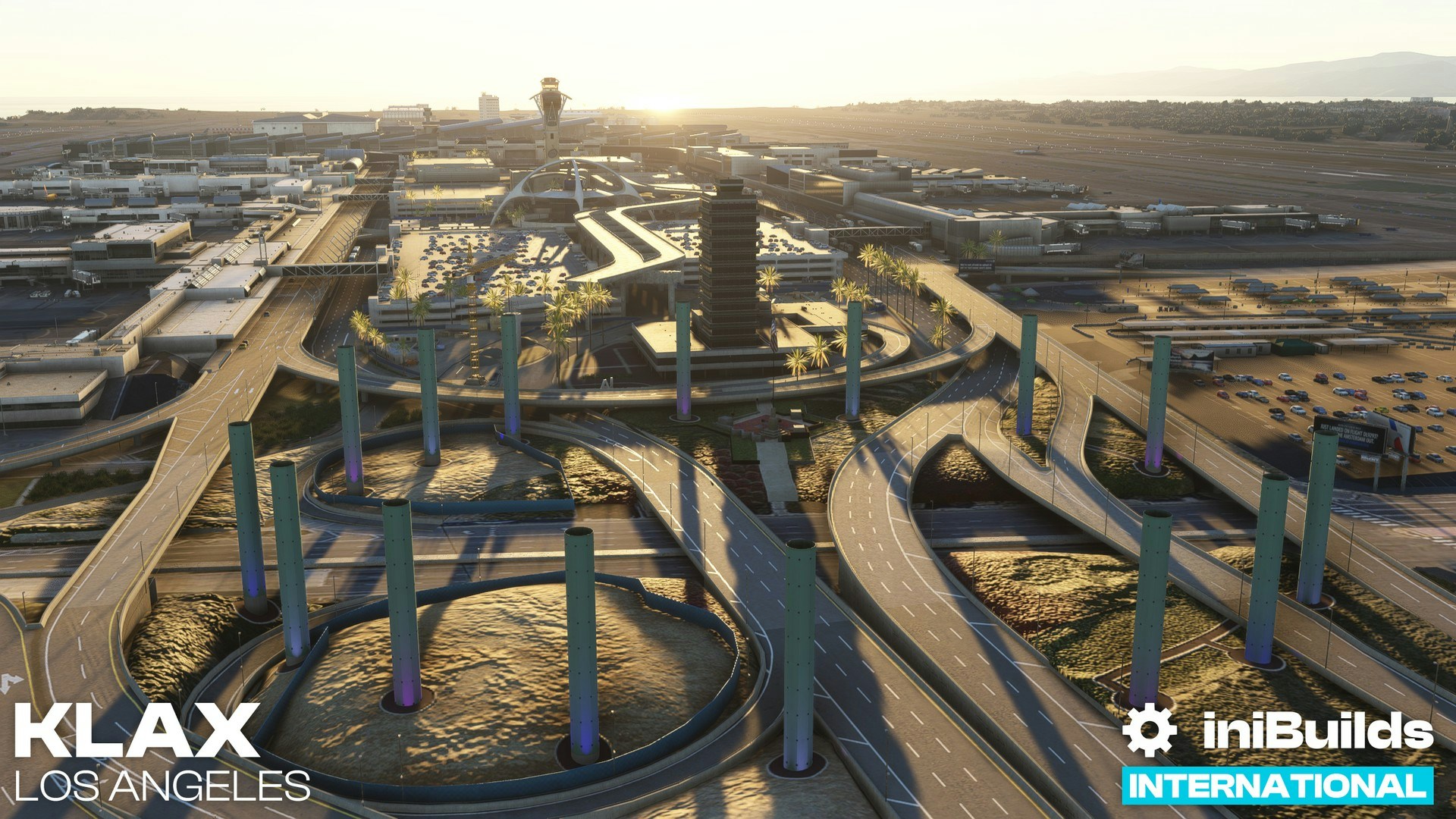 iniScene announces Los Angeles International Airport for MSFS