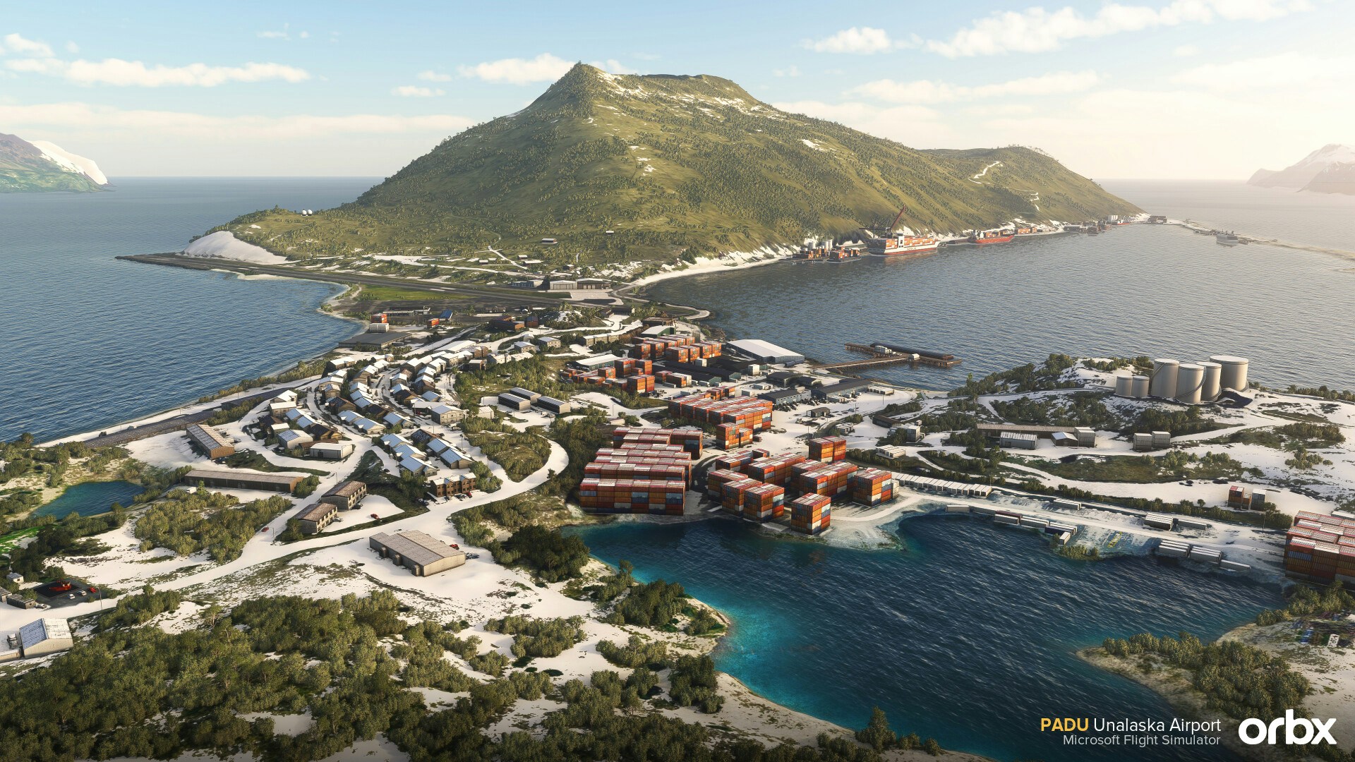 Orbx announces Unalaska Airport for MSFS