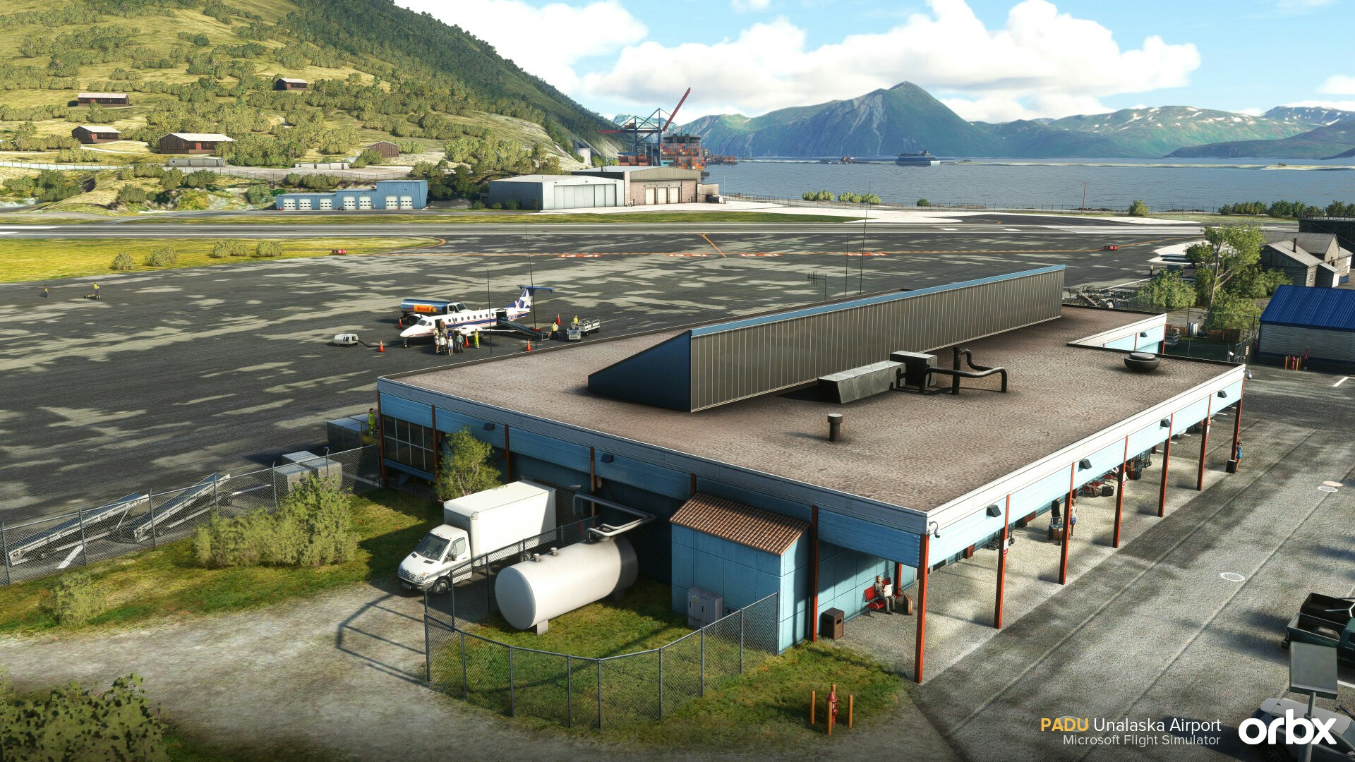 Orbx announces Unalaska Airport for MSFS