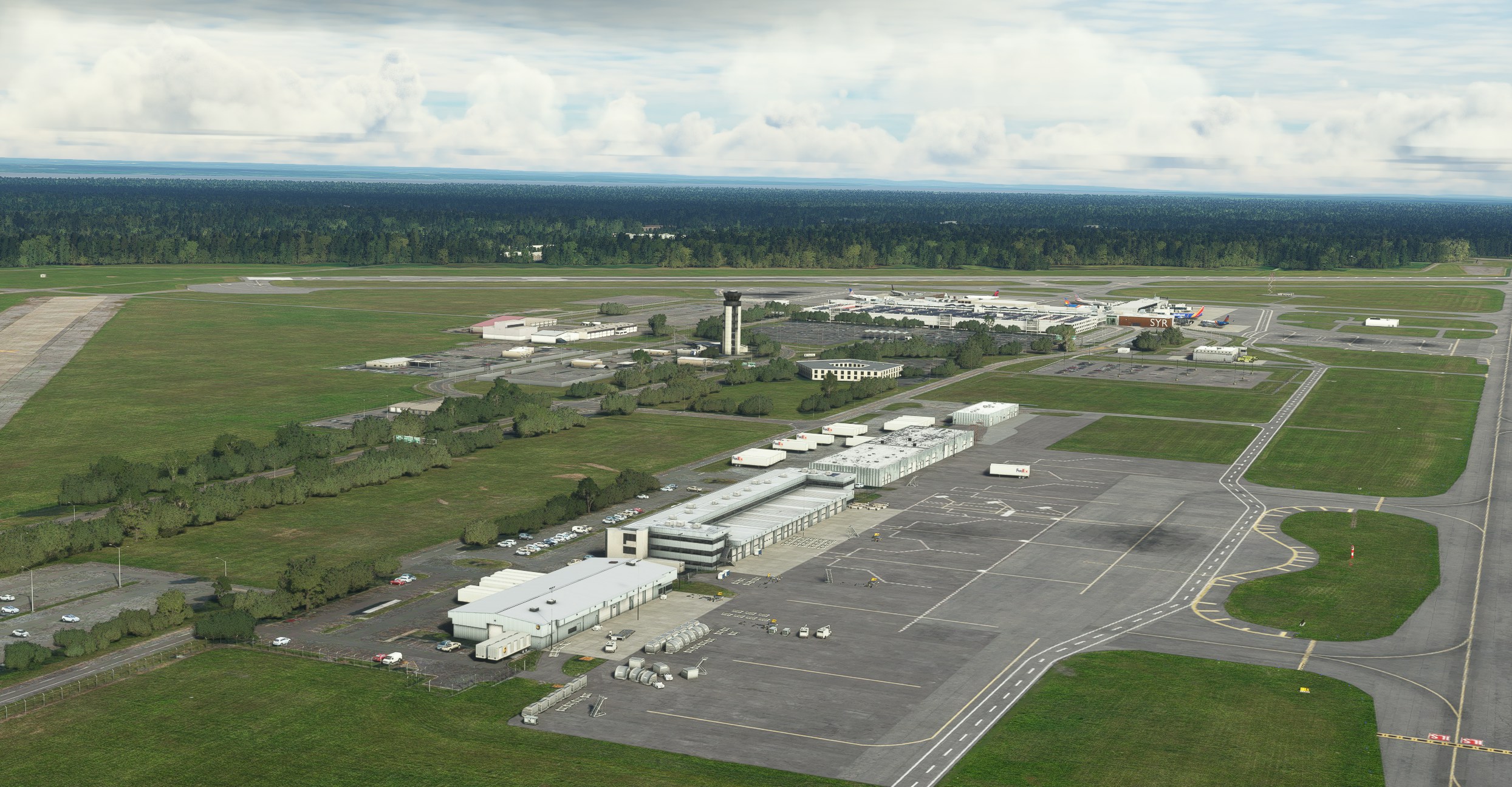 Verticalsim releases Syracuse Hancock International Airport for MSFS