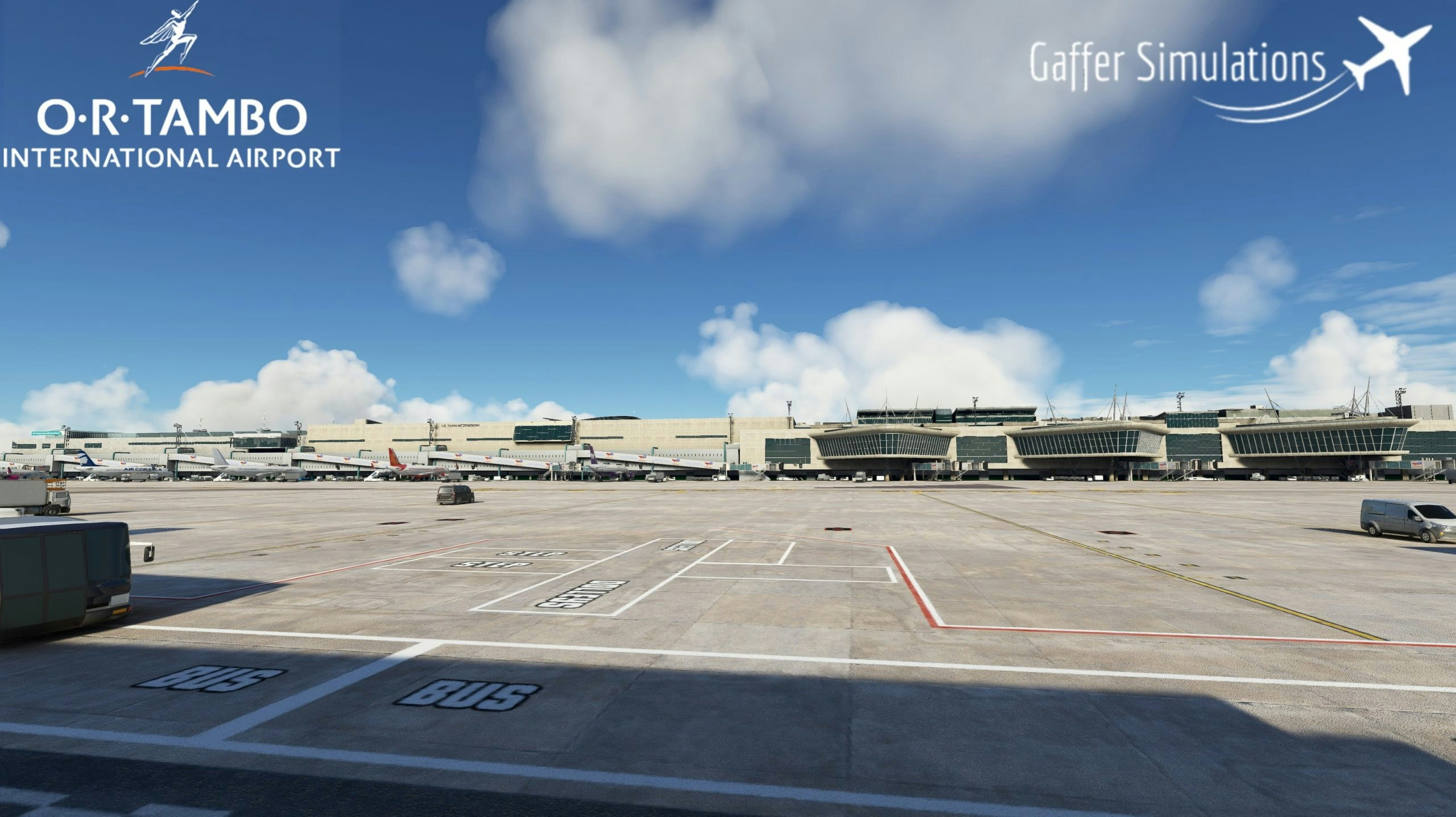 GafferSimulations releases O.R. Tambo International Airport for MSFS