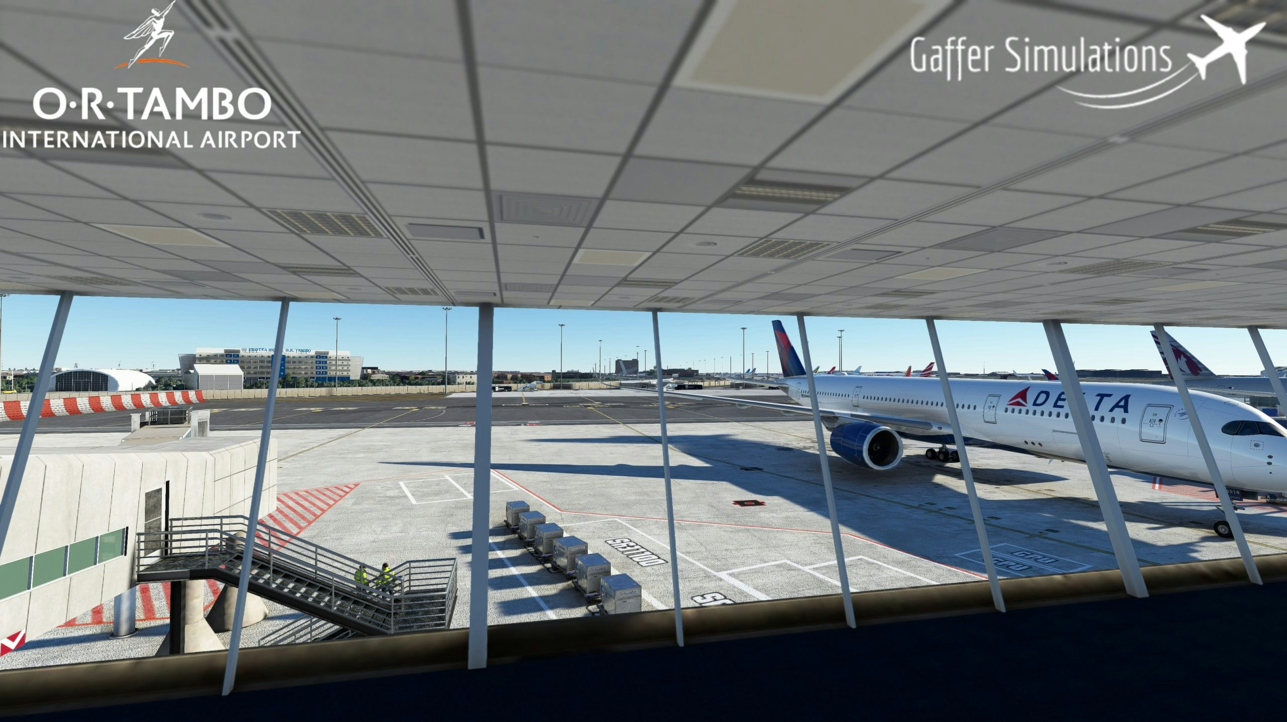 GafferSimulations releases O.R. Tambo International Airport for MSFS