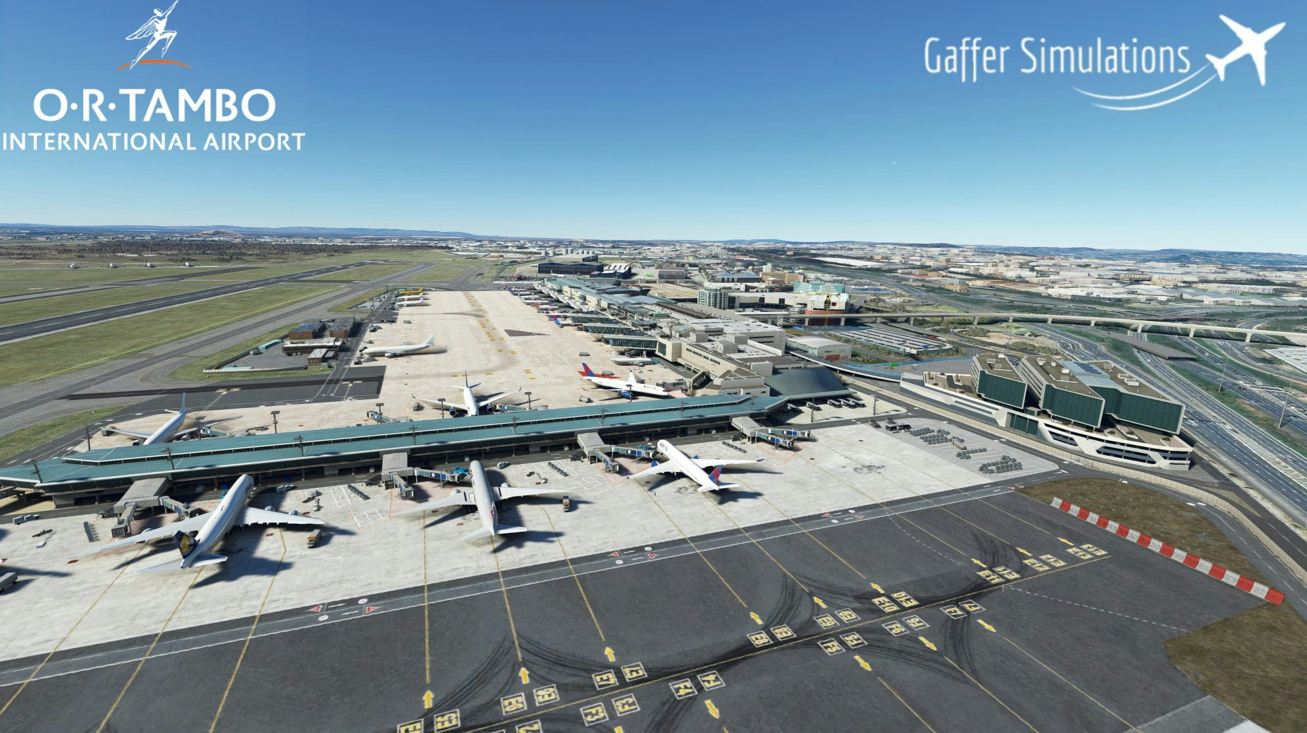 GafferSimulations releases O.R. Tambo International Airport for MSFS