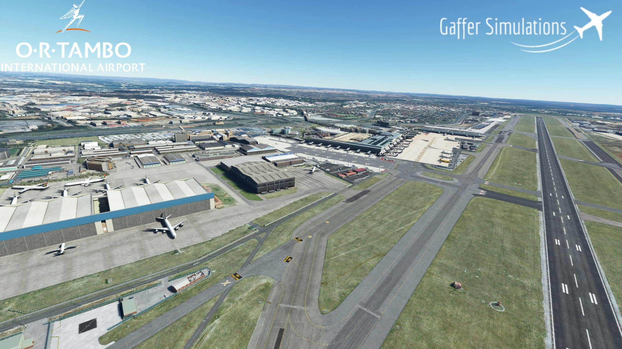 GafferSimulations releases O.R. Tambo International Airport for MSFS
