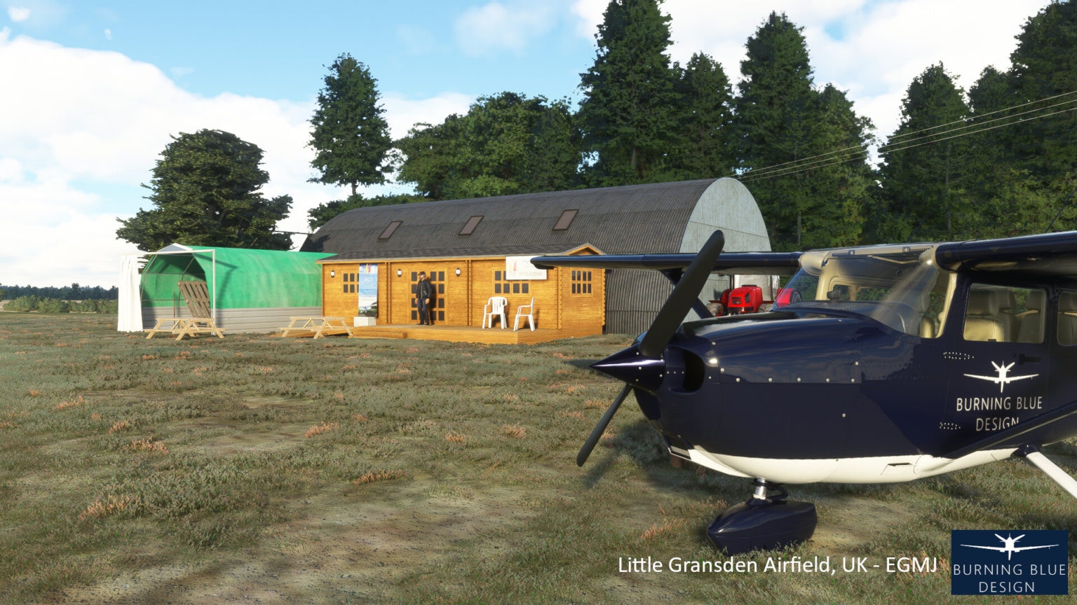 Burning Blue Design Announces Little Gransden Airfield for MSFS