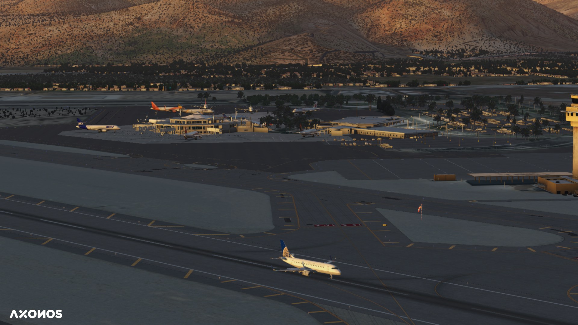Axonos releases Palm Springs International Airport for X-Plane