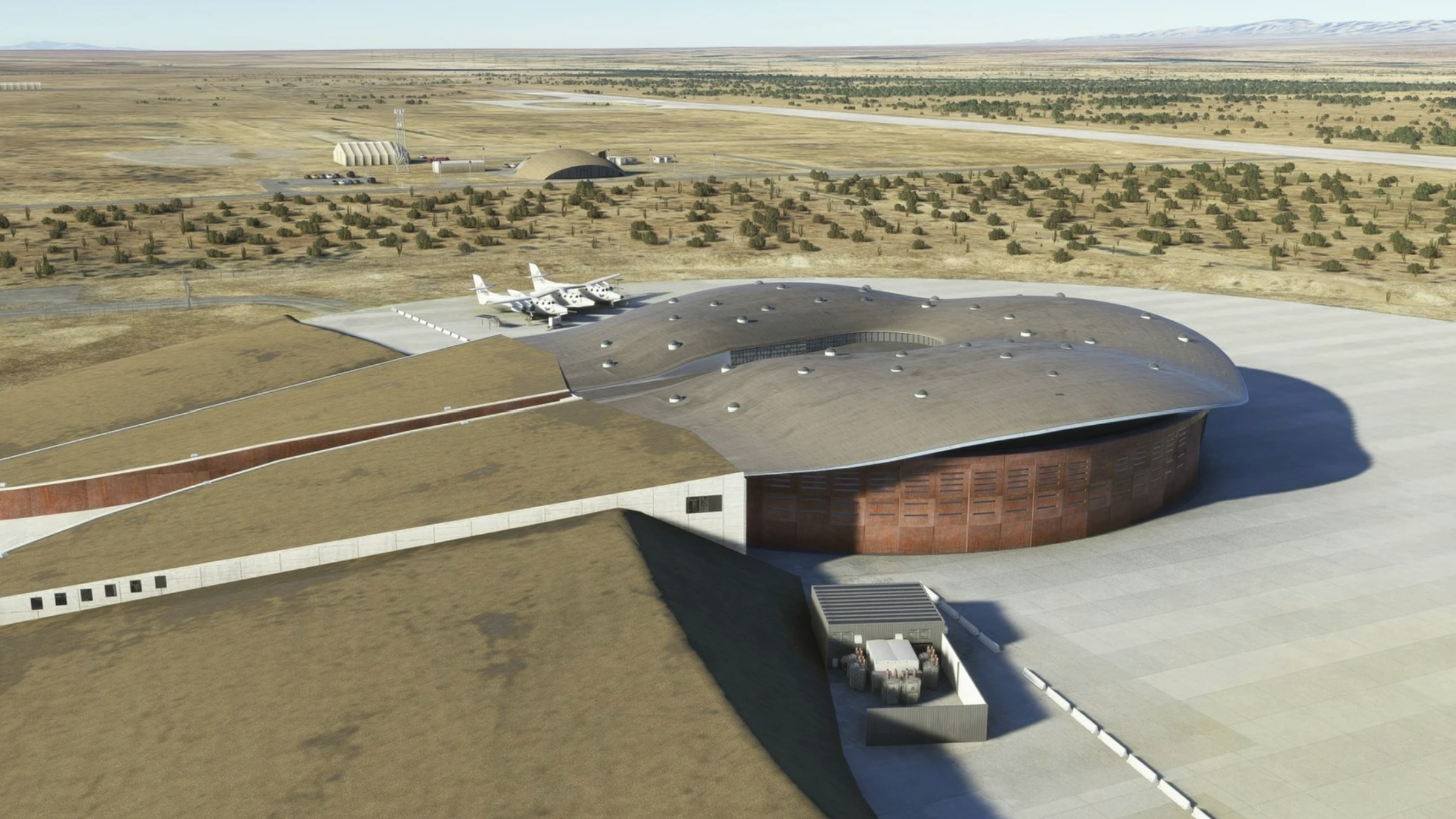 UK2000 publishes Spaceport America for MSFS