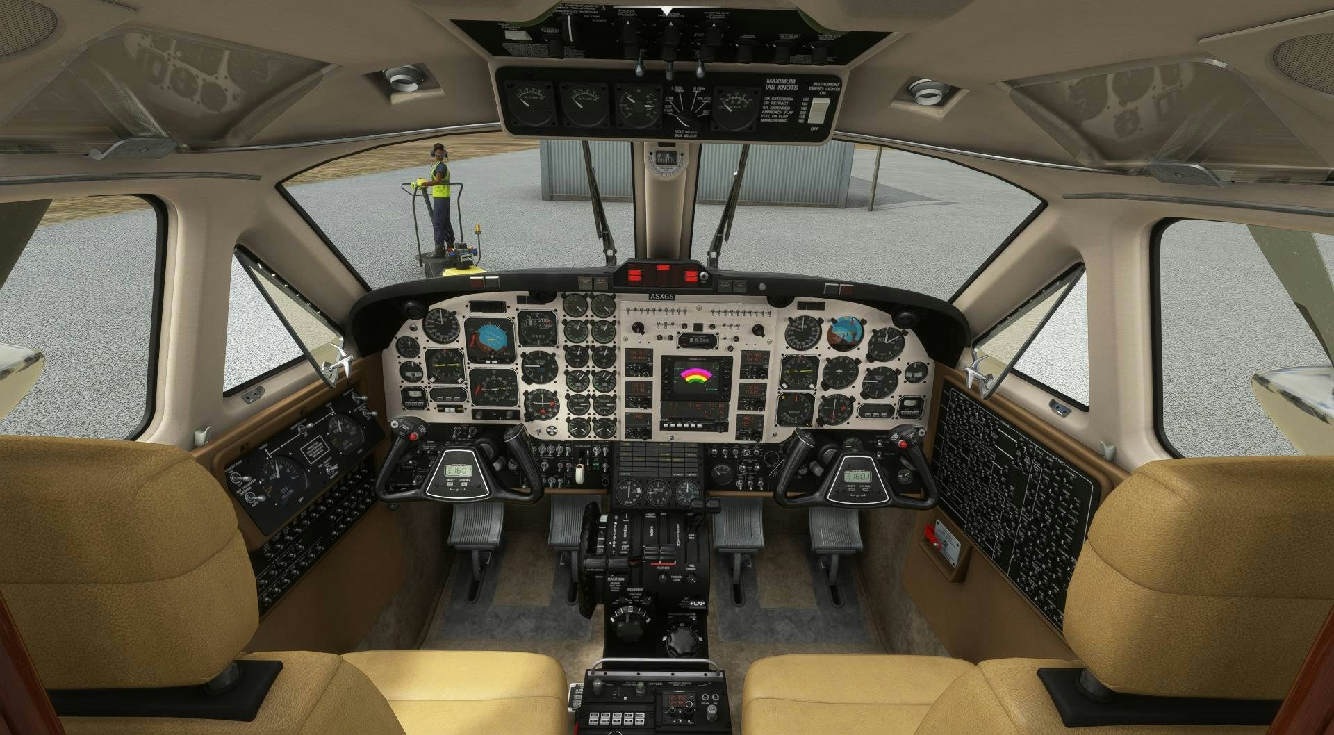 Black Square releases King Air Steam Gauge Overhaul for MSFS