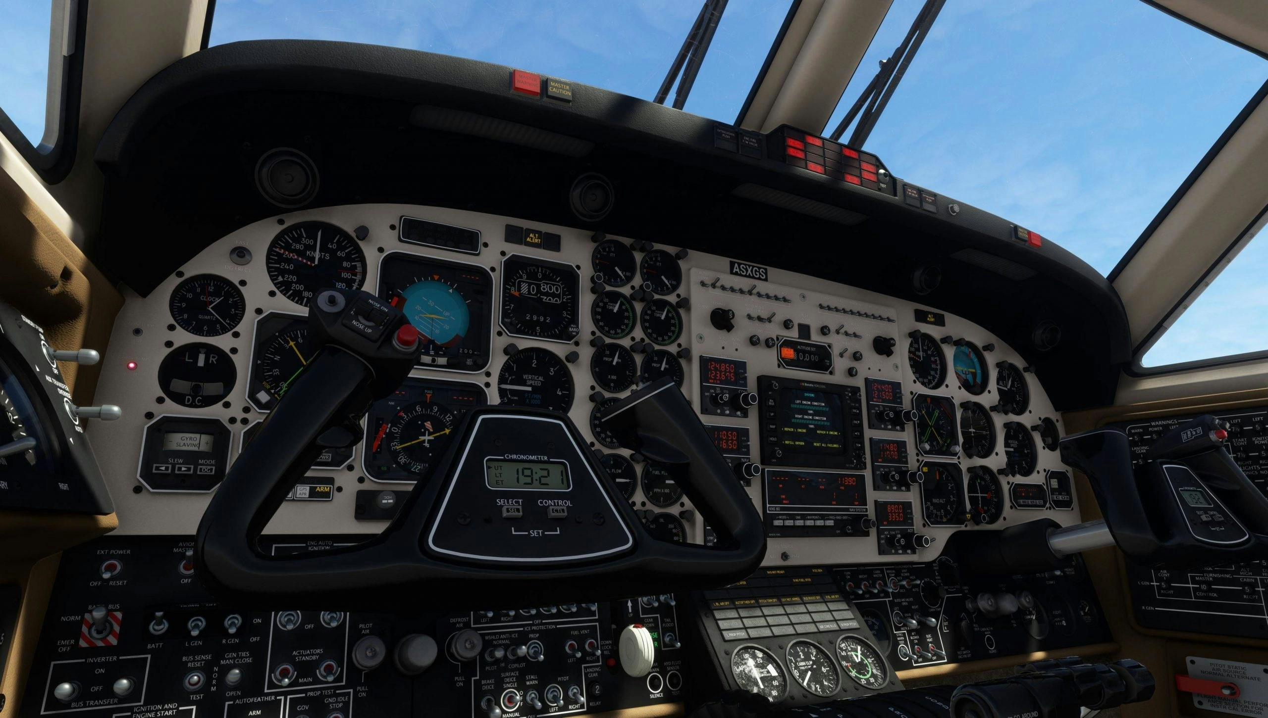Black Square releases King Air Steam Gauge Overhaul for MSFS