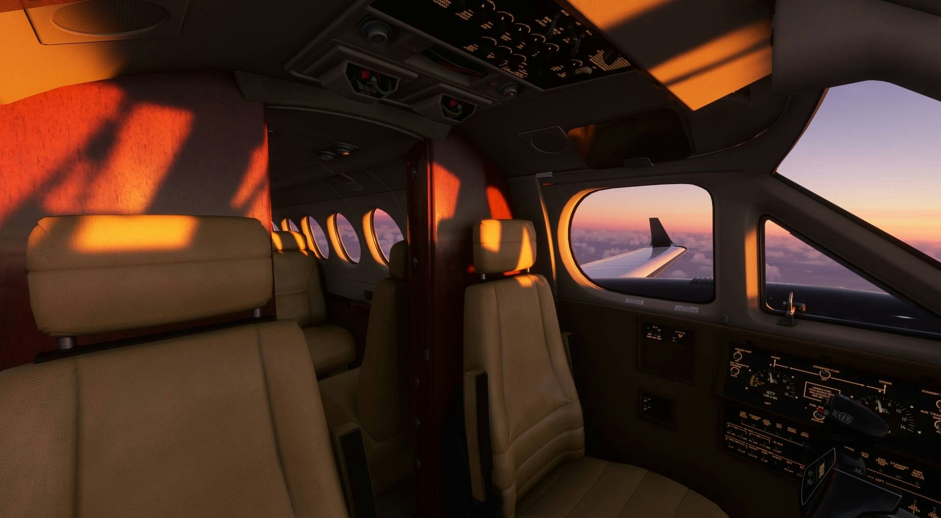 Black Square releases King Air Steam Gauge Overhaul for MSFS