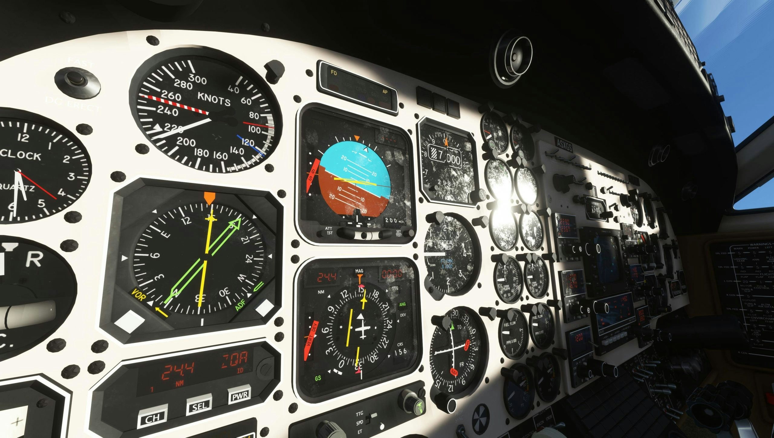 Black Square releases King Air Steam Gauge Overhaul for MSFS