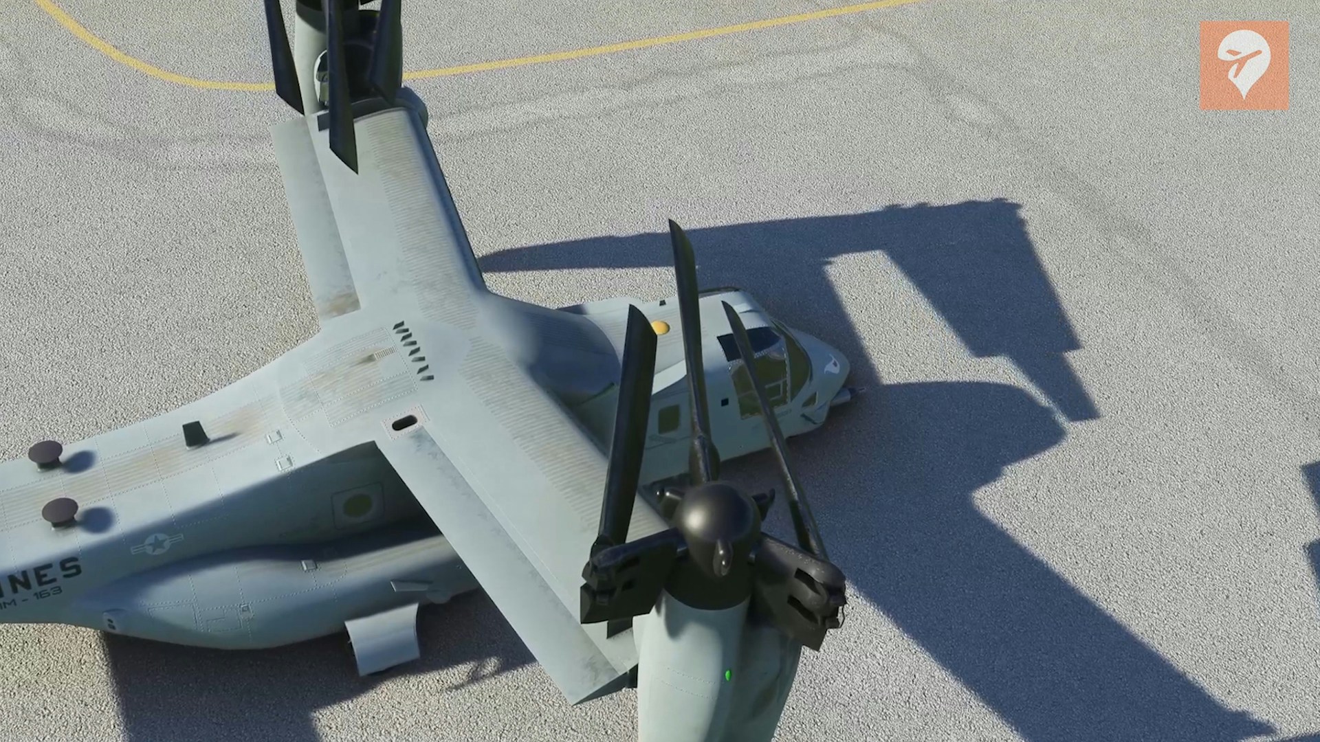 First Look: MV-22B Osprey By Miltech Simulations *Pre-Release Build*