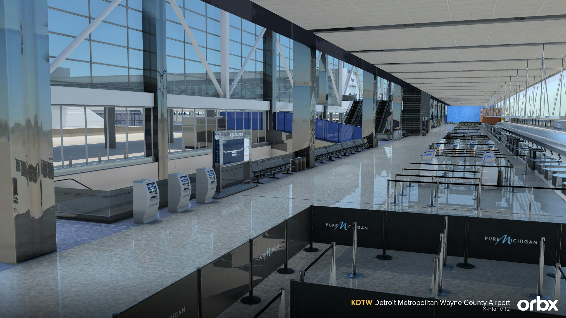 Orbx Announces Detroit Airport for XPL12 and MSFS