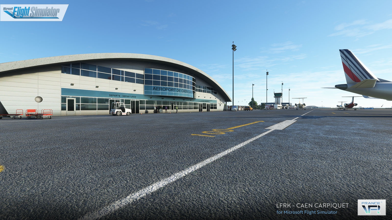 France VFR releases Caen Carpiquet Airport for MSFS
