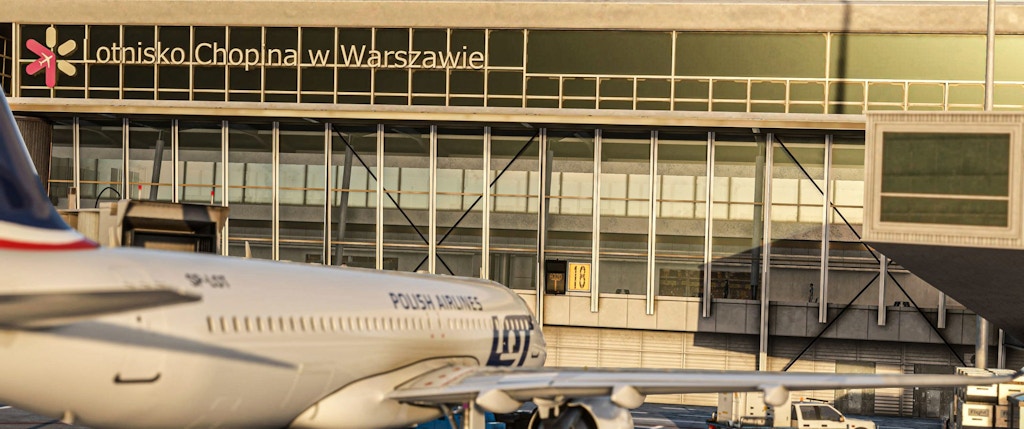 Fly 2 High Releases Warsaw Chopin Airport for MSFS