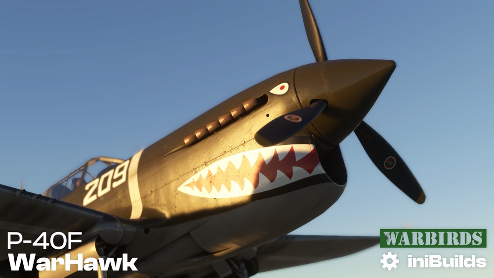 IniBuilds Announces P-40F WarHawk for MSFS