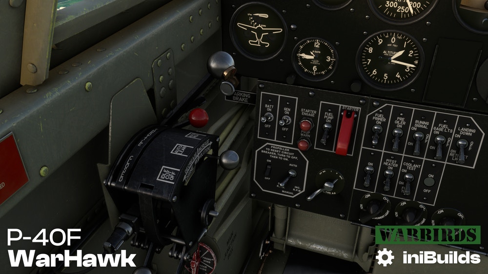 IniBuilds Announces P-40F WarHawk for MSFS