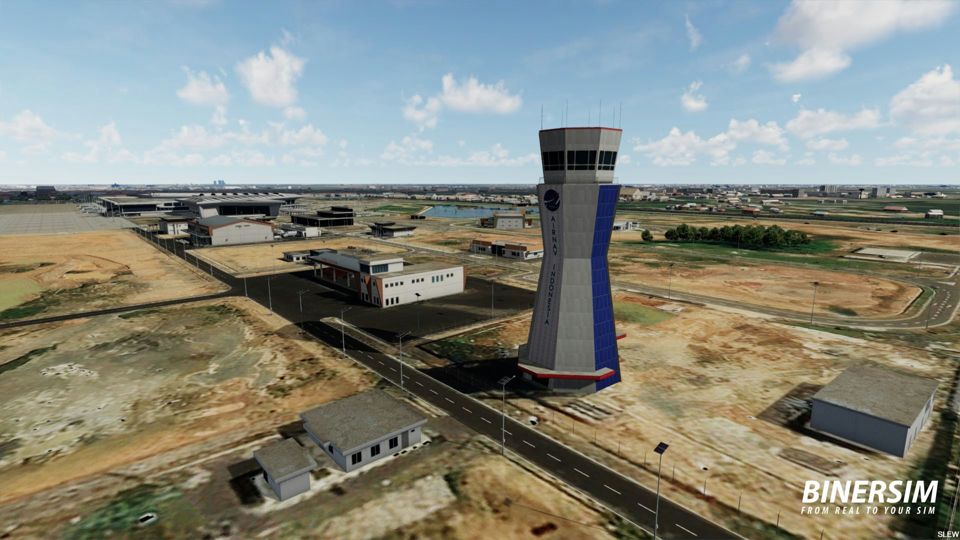 BinerSim releases Syamsudin Noor International Airport for P3D and FSX