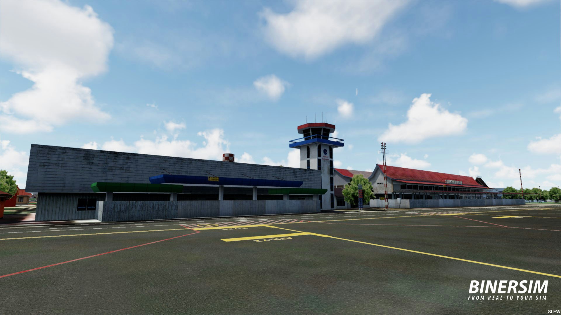 BinerSim releases Syamsudin Noor International Airport for P3D and FSX
