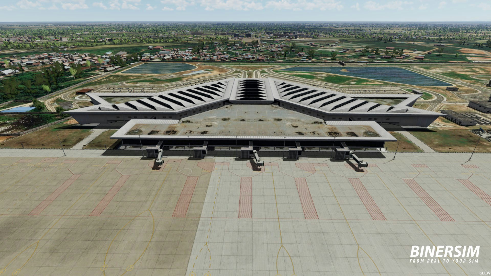 BinerSim releases Syamsudin Noor International Airport for P3D and FSX