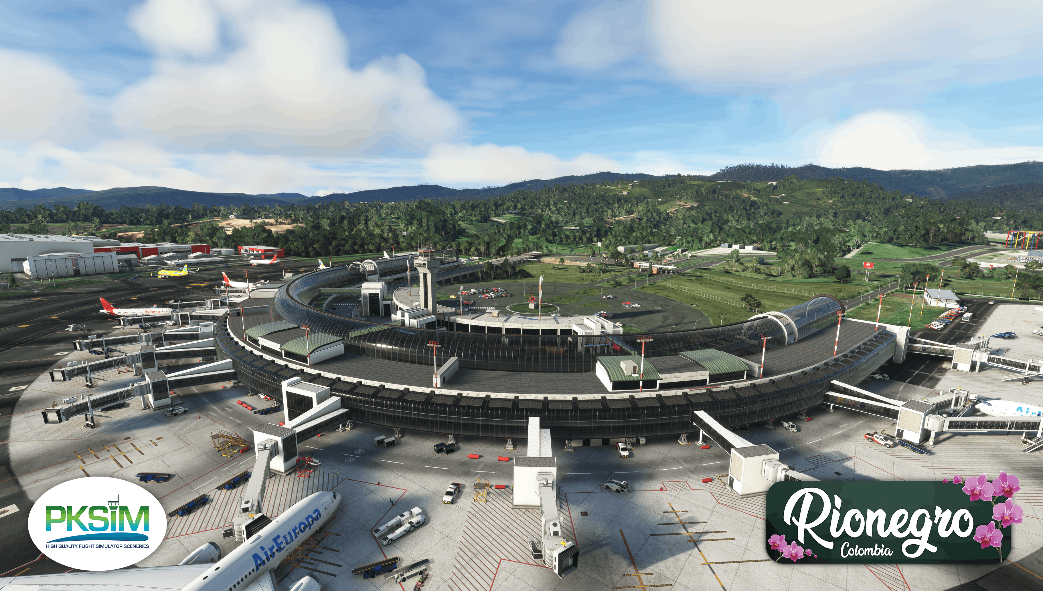 PKSim Releases Medellín International Airport for MSFS