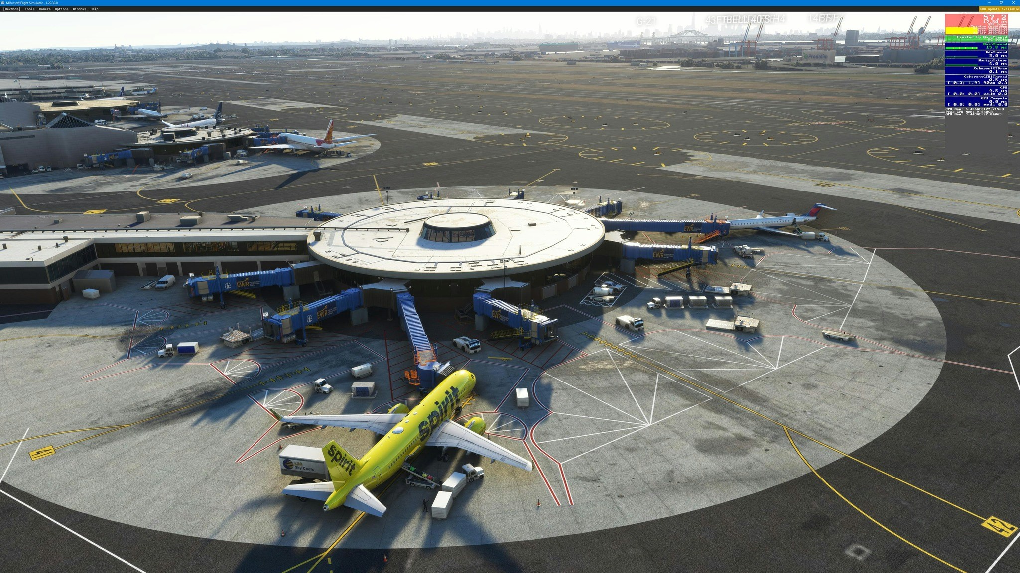 Drzewiecki Design Updates Newark Liberty for MSFS