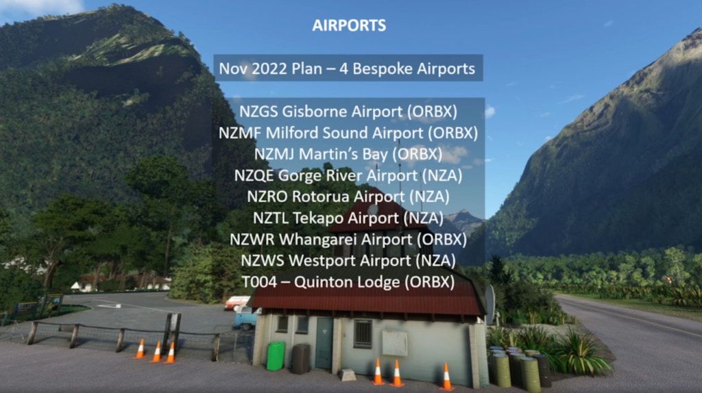 world update 12 will feature 9 new airports.