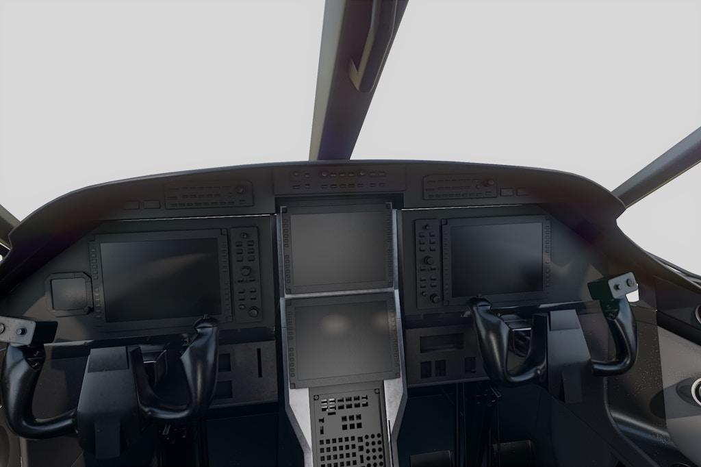 Simworks Studios PC-12 Cockpit Render