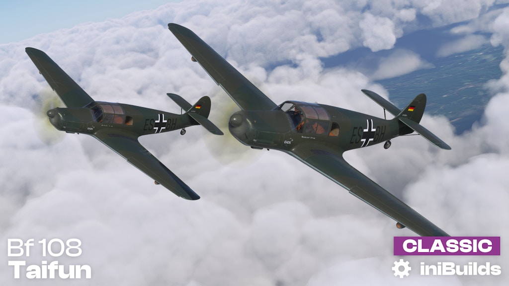iniBuilds P-40F & BF108 Updated for MSFS