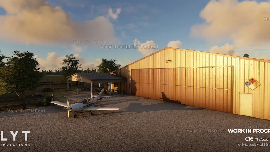 FLYT Simulations Previews C16 Frasca Field in MSFS